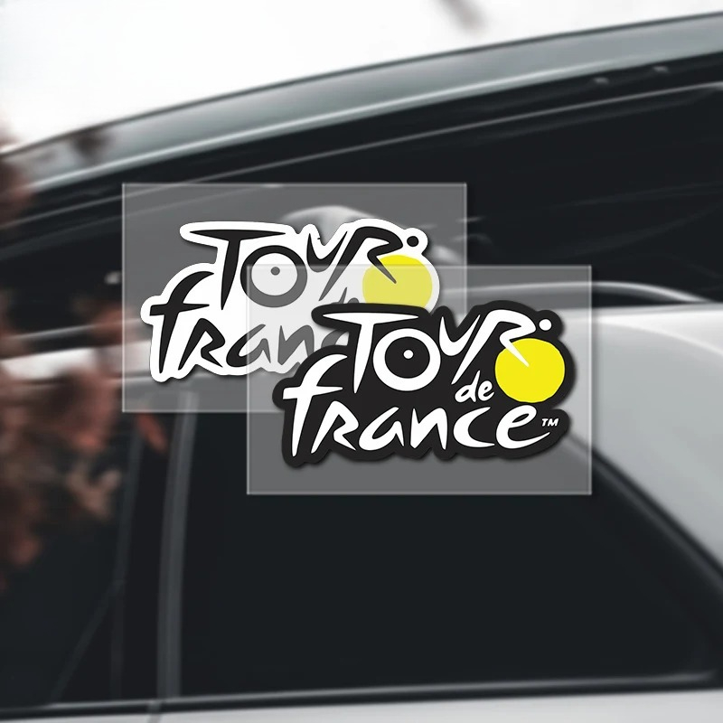 Mountain Biking France - Tour de France logo sticker for