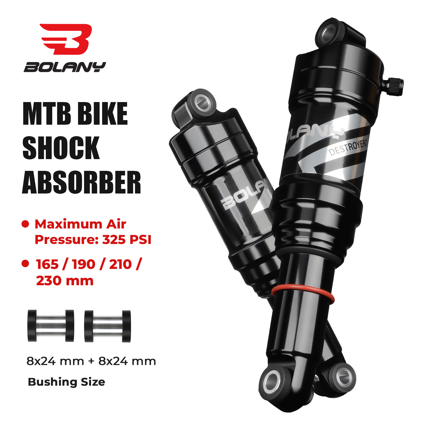 Mountain Biking Videos - BOLANY Mountain Bike Air Rear Shock