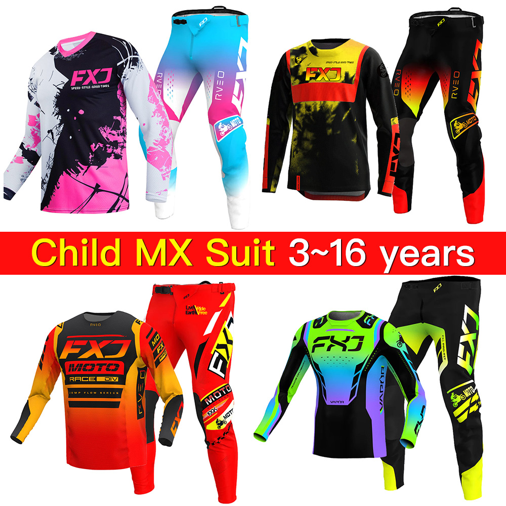 Mountain Biking Videos - Motocross Gear Set for Kids 20