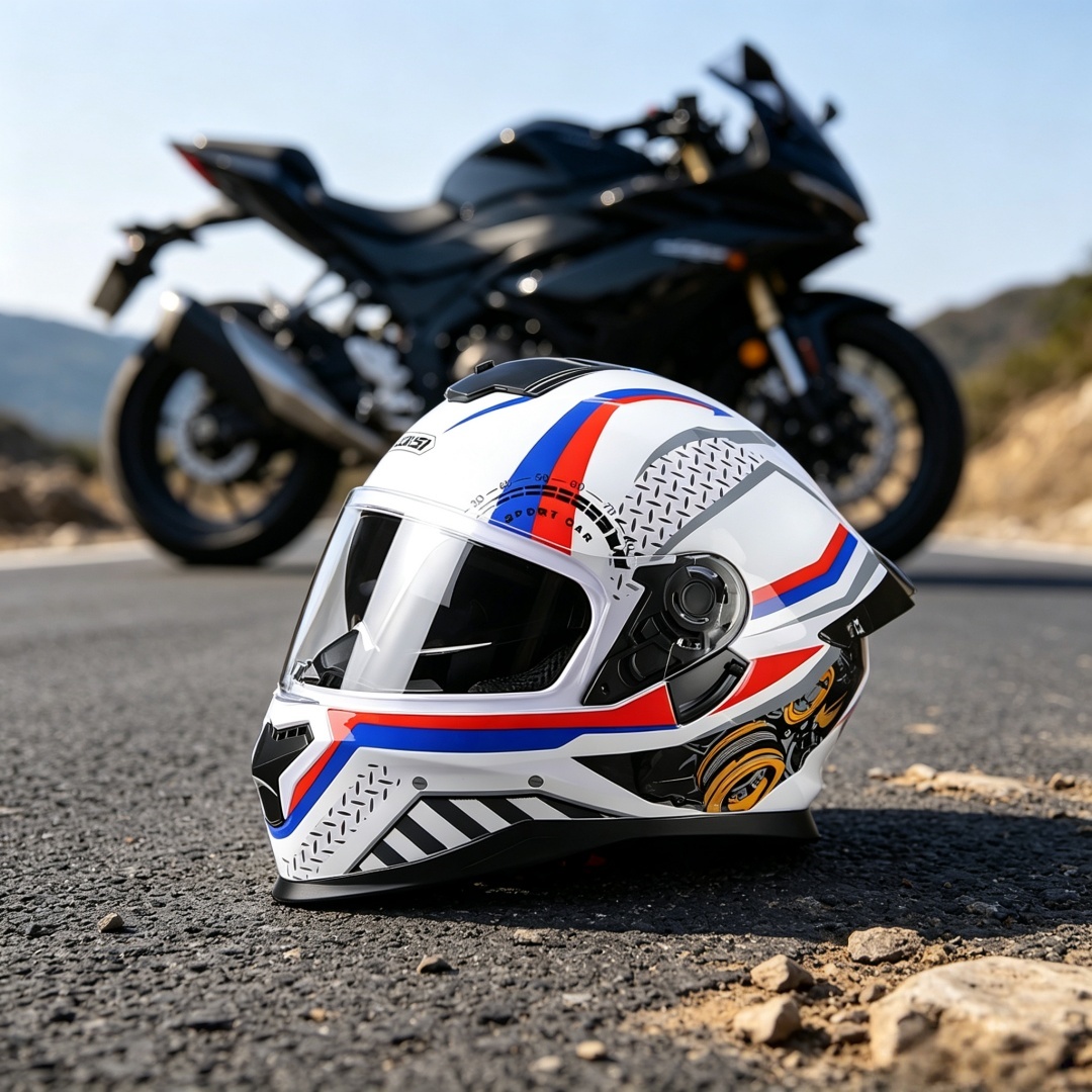 Unisex Full Face Motorcycle He - Mountain Biking Full Face Helmet 评论和价格