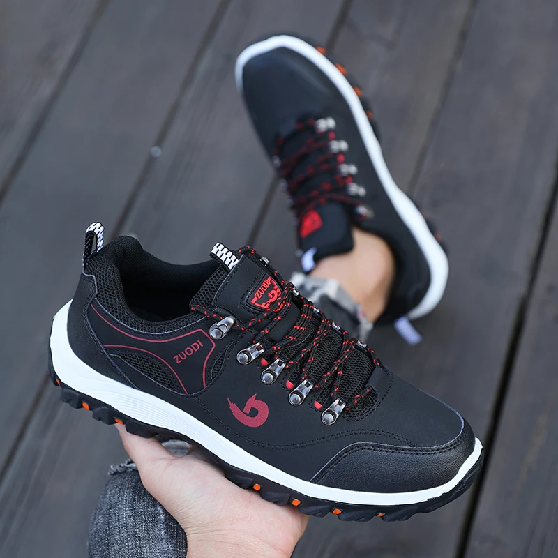 Hiking Boots Men's Black Sneak - Men'S Mountain Biking Shoes 评论和价格