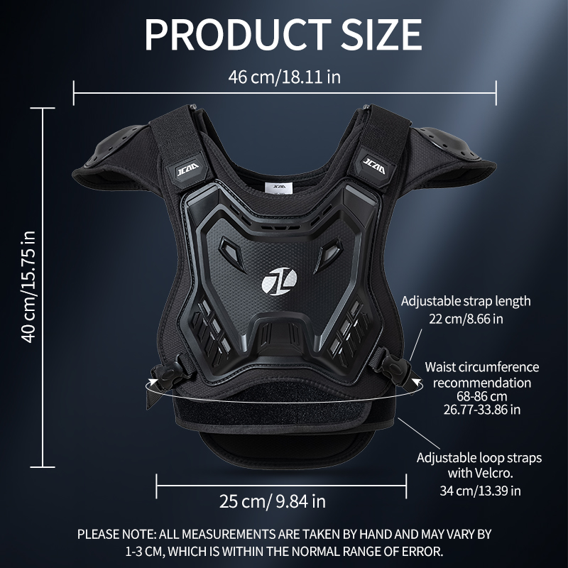JCAA Children Motorcycle Chest - Mountain Biking Chest Protector 评论和价格