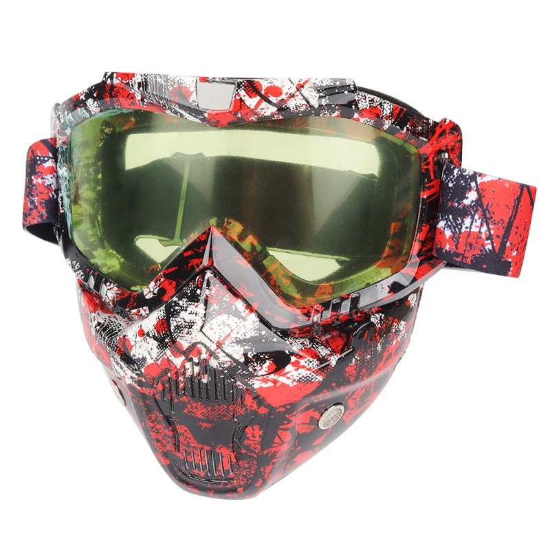 Motorcycle goggles, masks, off - Mountain Biking Full Face Helmet 评论和价格