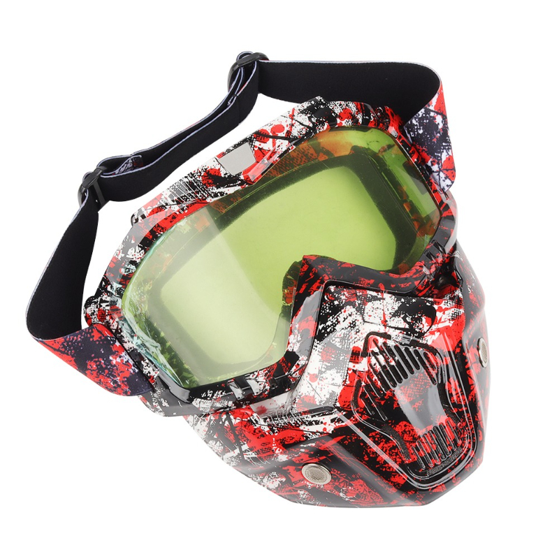 Motorcycle goggles, masks, off - Mountain Biking Full Face Helmet 评论和价格