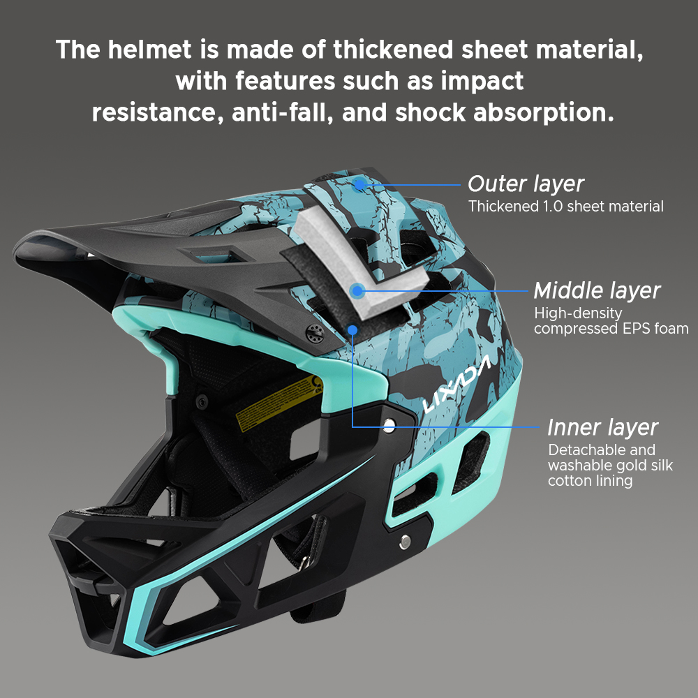 Full Face Mountain Bike Helmet - Mountain Biking Full Face Helmet 评论和价格