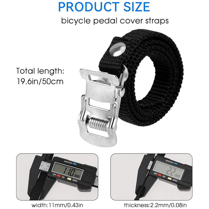 1/2pair Bikes Pedal Toe Straps - Mountain Biking With Dog 评论和价格