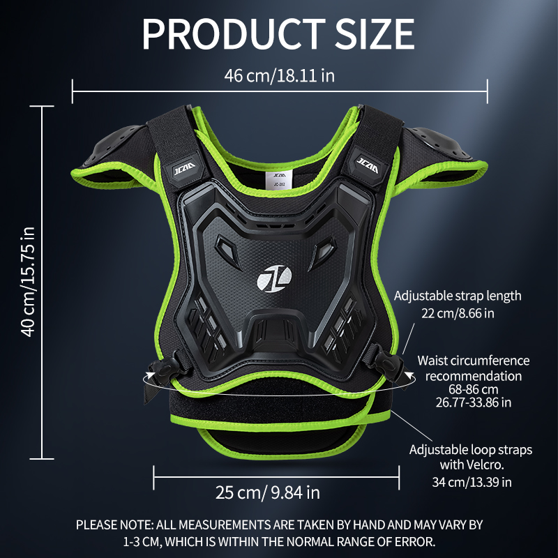JCAA Children Motorcycle Chest - Mountain Biking Chest Protector 评论和价格