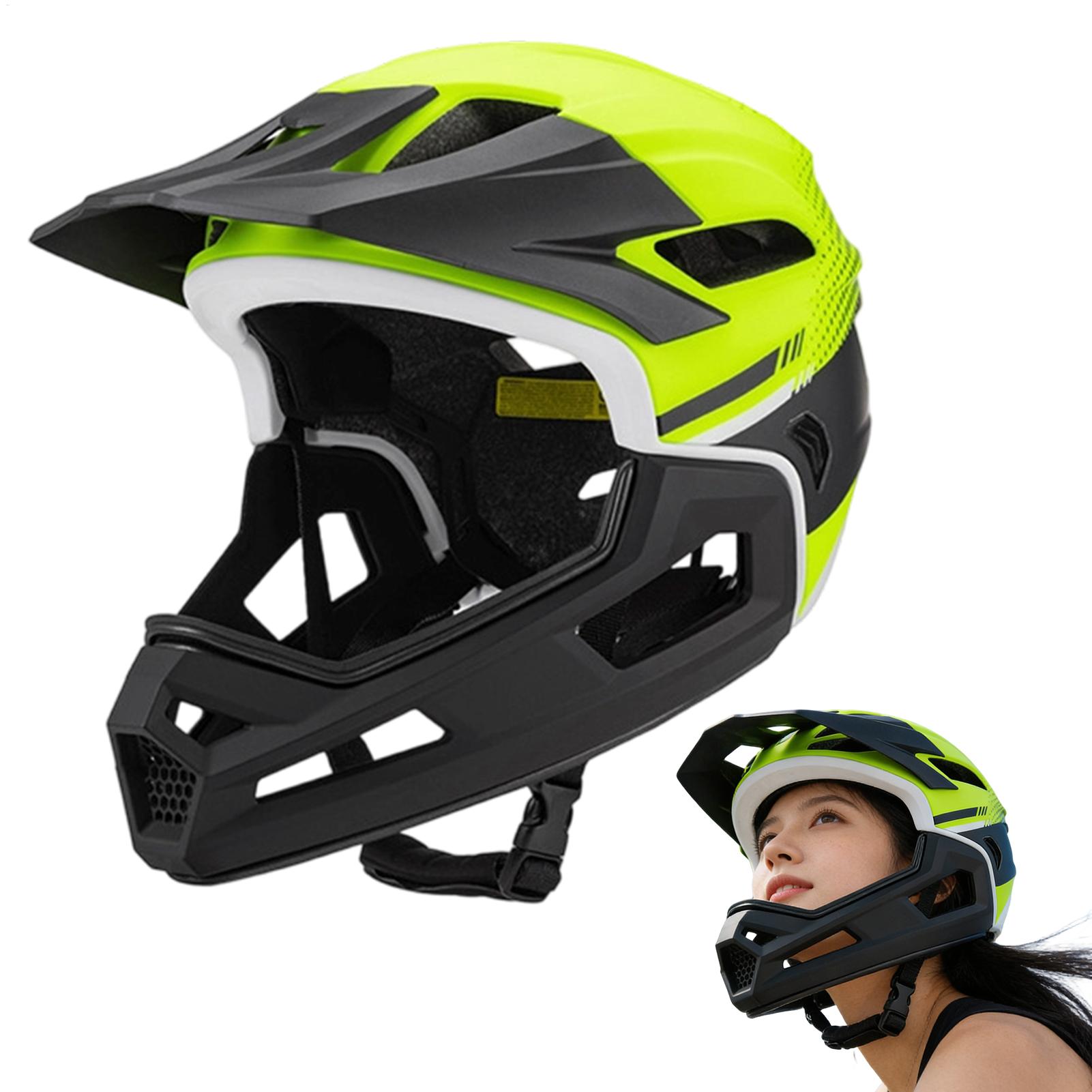 Mountain Bike Full Face Helmet - Mountain Biking Full Face Helmet 评论和价格