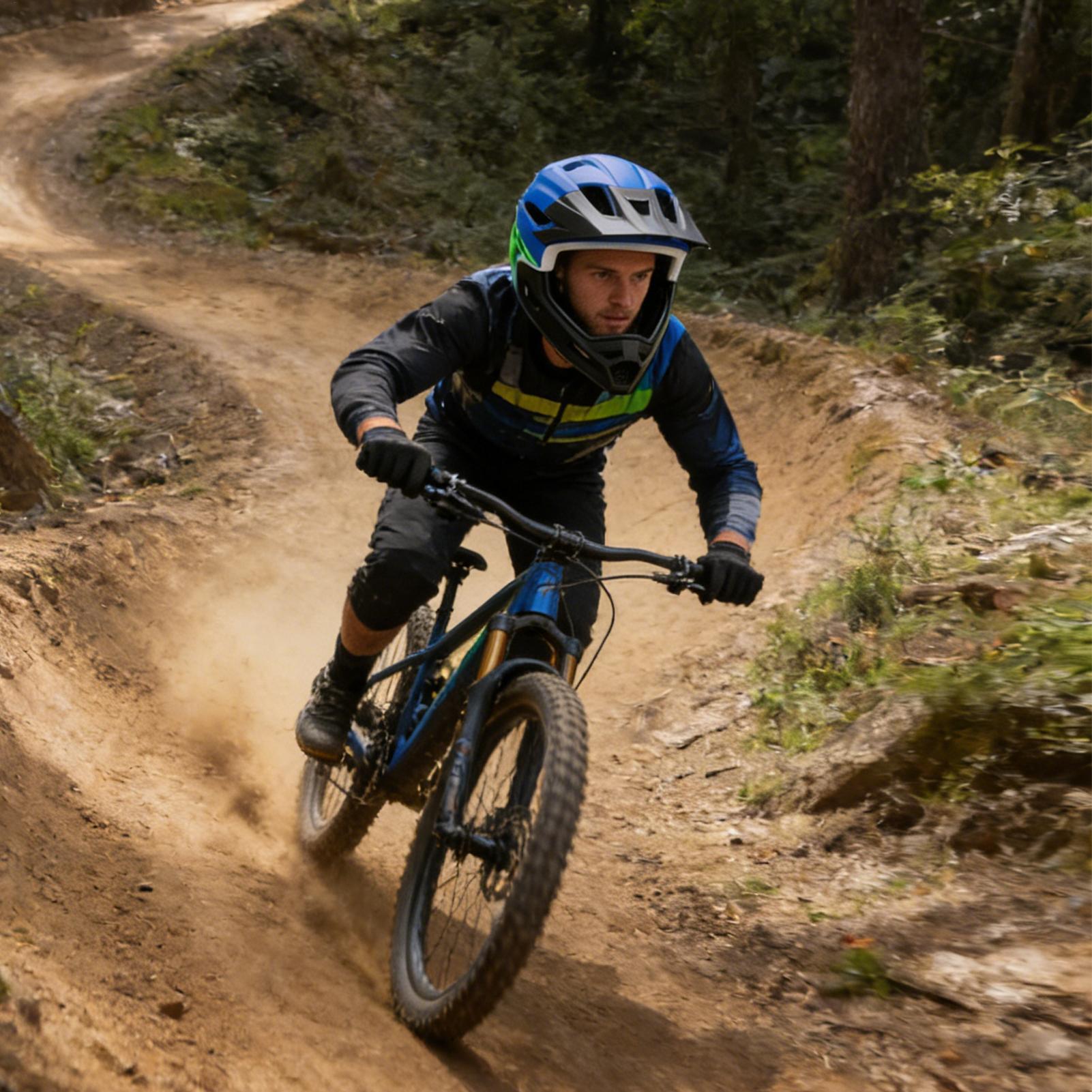 Mountain Bike Full Face Helmet - Mountain Biking Full Face Helmet 评论和价格