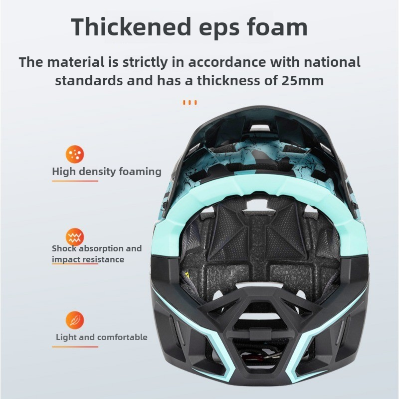New Adult Full Face Mountain B - Mountain Biking Full Face Helmet 评论和价格