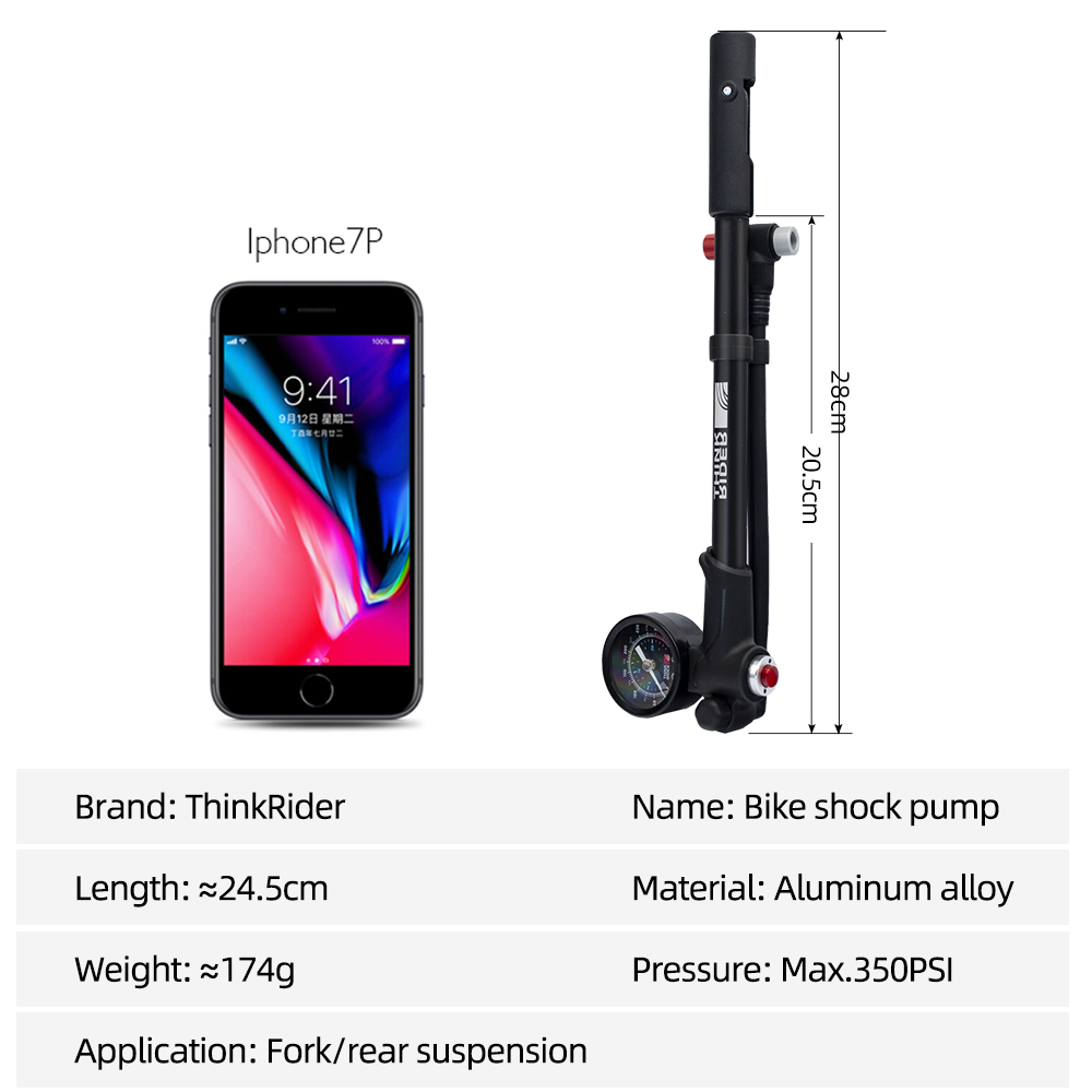 ThinkRider Portable High-press - Shock Pump Suspension 评论和价格
