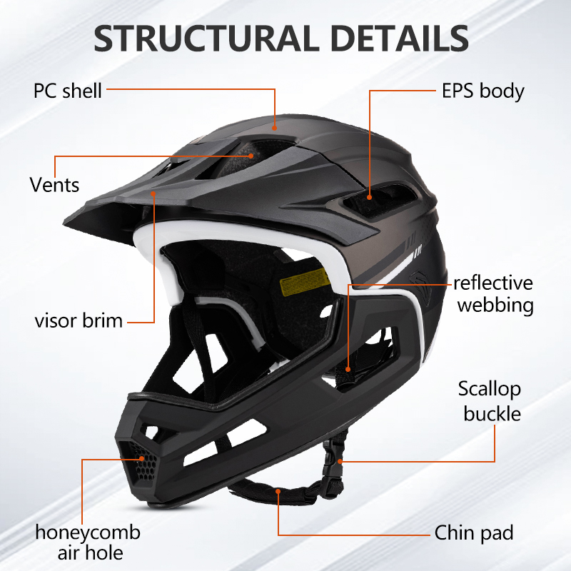 Eastinear Mountain Bike Helmet - Mountain Biking Full Face Helmet 评论和价格